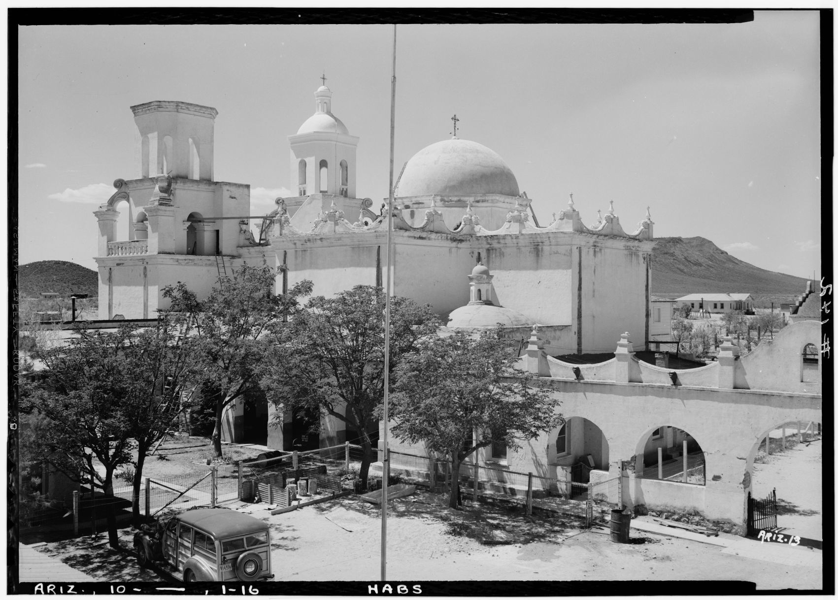 Mission San Xavier del Bac in 1940